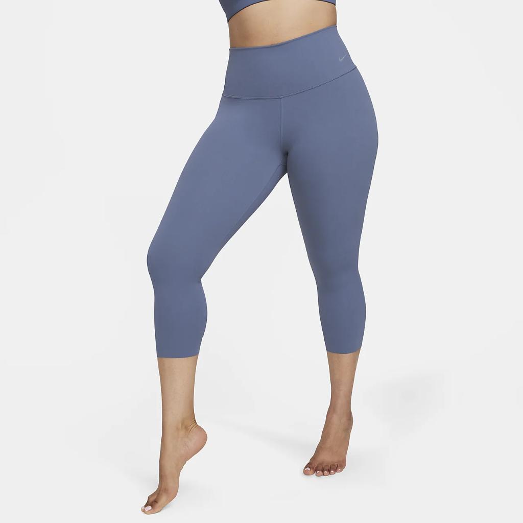 Nike Zenvy Women&#039;s Gentle-Support High-Waisted Cropped Leggings DQ6023-491