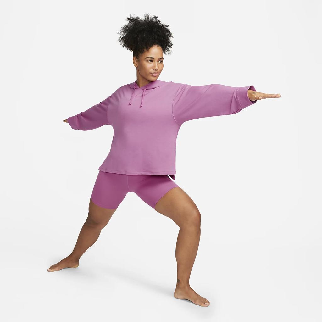 Nike Yoga Women&#039;s High-Waisted 7&quot; Shorts DQ6027-665