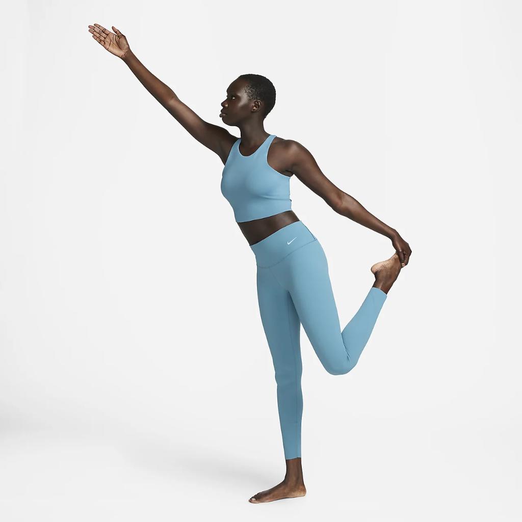 Nike Yoga Dri-FIT Luxe Women&#039;s Shelf-Bra Cropped Tank DQ6032-440