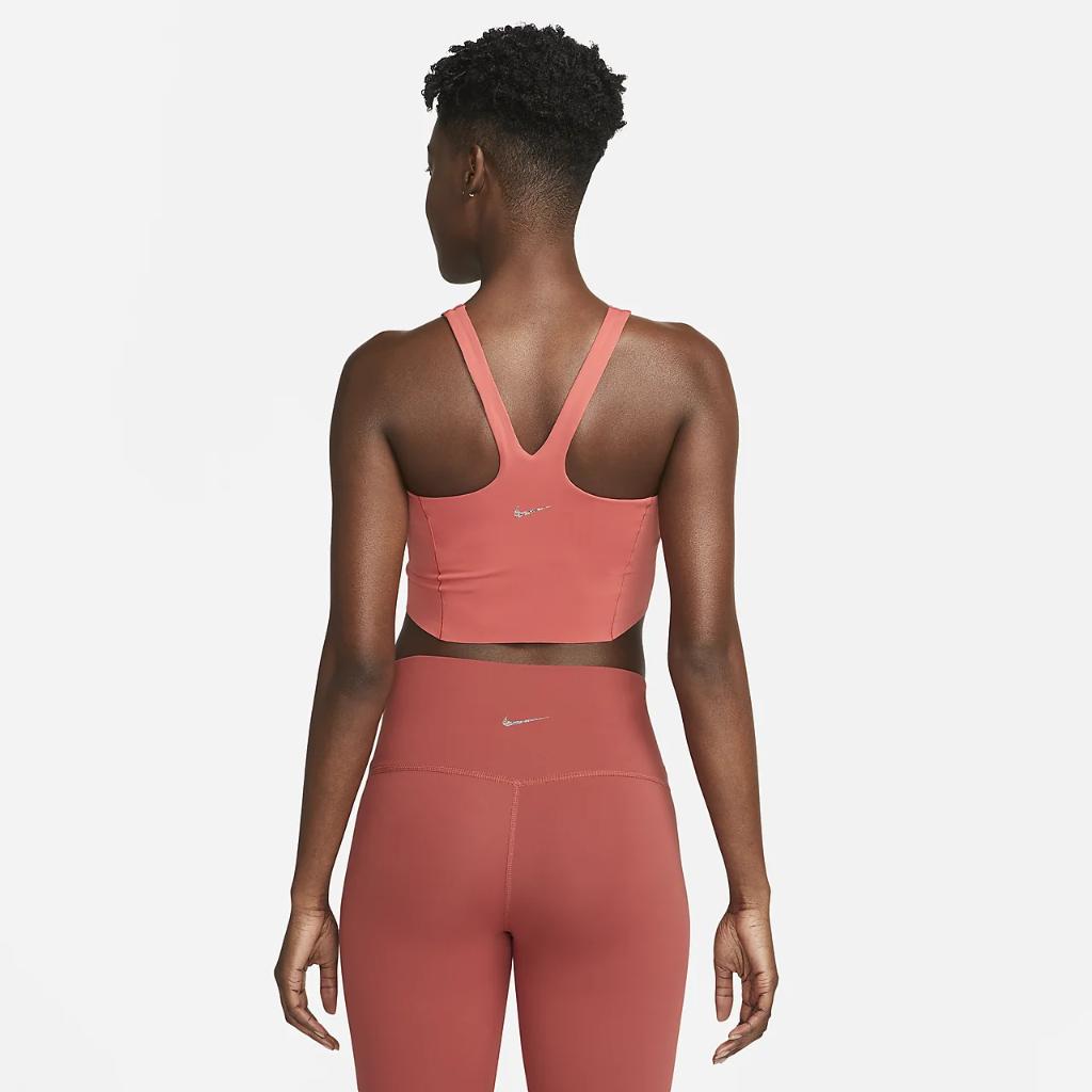 Nike Yoga Dri-FIT Luxe Women&#039;s Shelf-Bra Cropped Tank DQ6032-655
