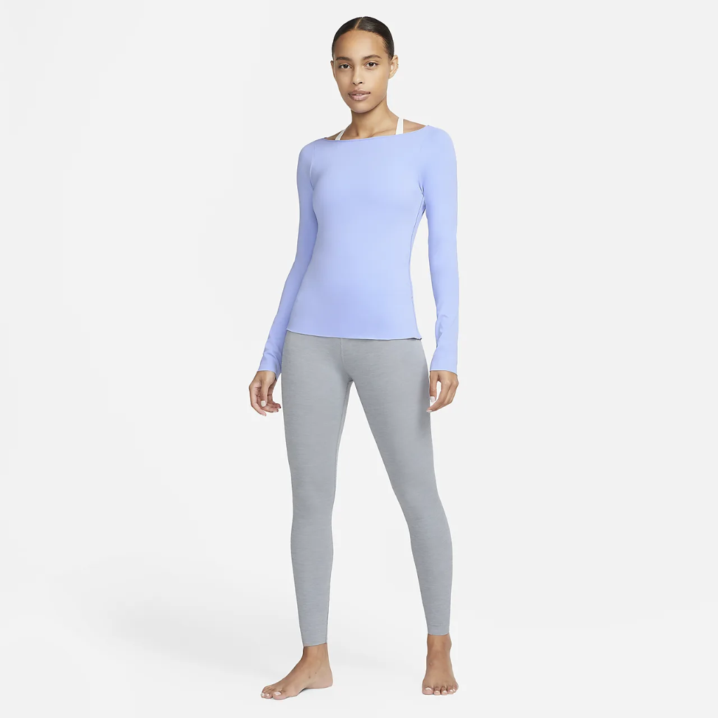 Nike Yoga Dri-FIT Luxe Women&#039;s Long-Sleeve Top DQ6034-569