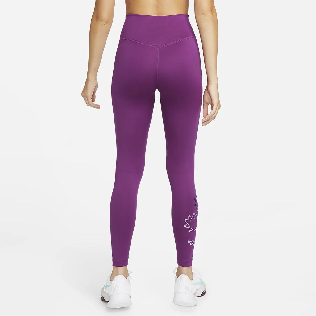 Nike Therma-FIT One Women&#039;s Mid-Rise Graphic Training Leggings DQ6186-503