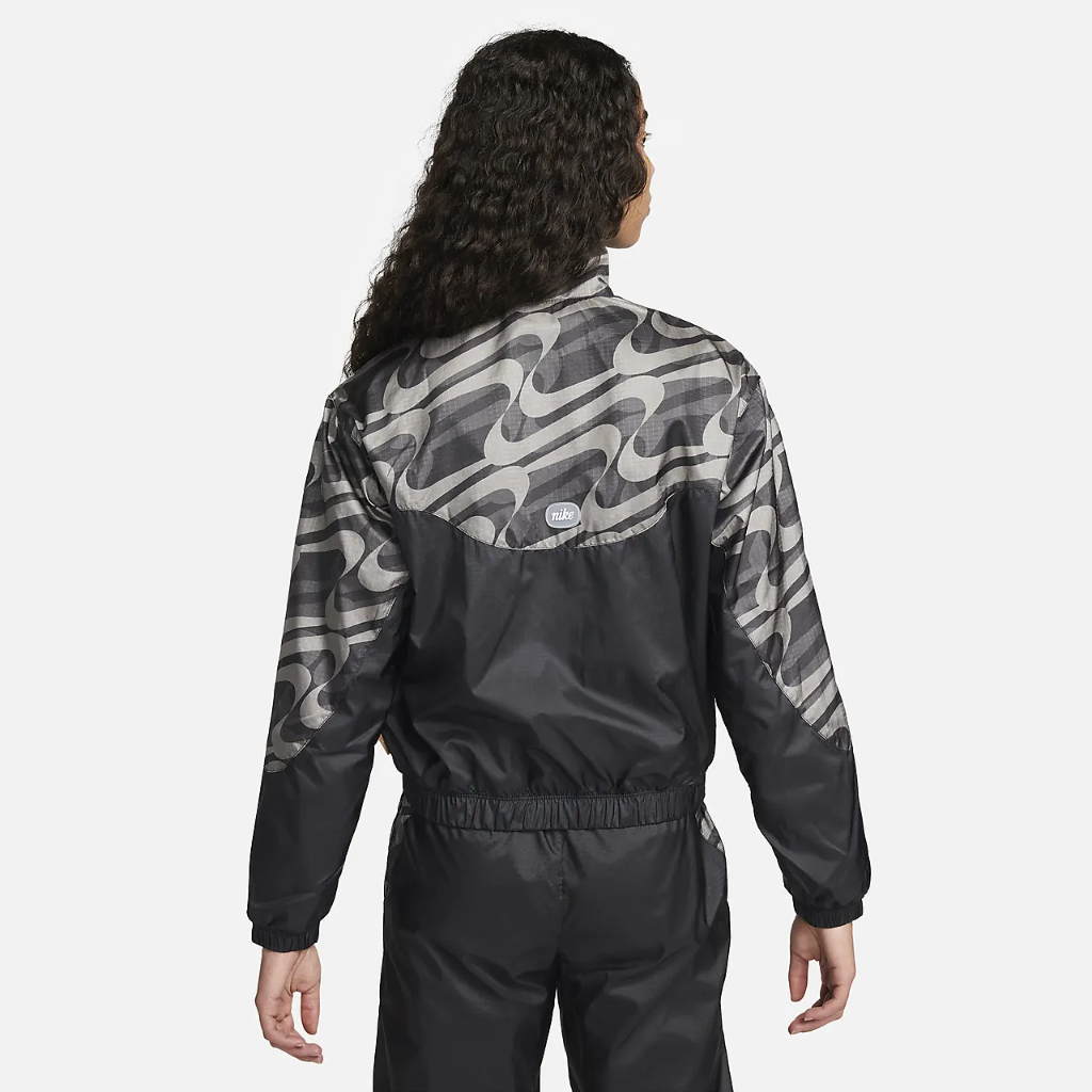 Nike Sportswear Icon Clash Women&#039;s Woven Allover Print Jacket DQ6246-010