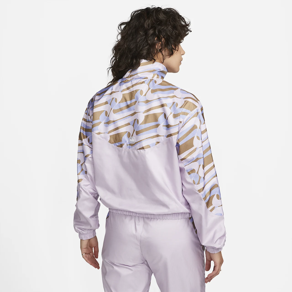 Nike Sportswear Icon Clash Women&#039;s Woven Allover Print Jacket DQ6246-530