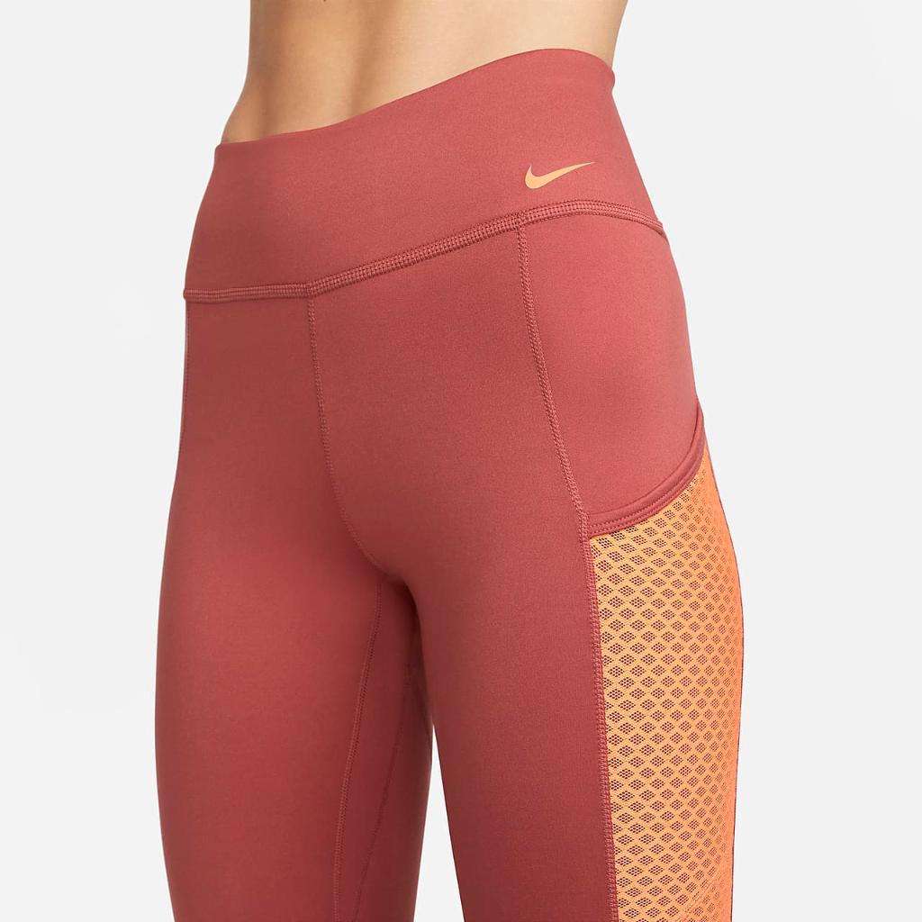 Nike Therma-FIT One Women&#039;s Mid-Rise Training Leggings with Pockets DQ6271-691