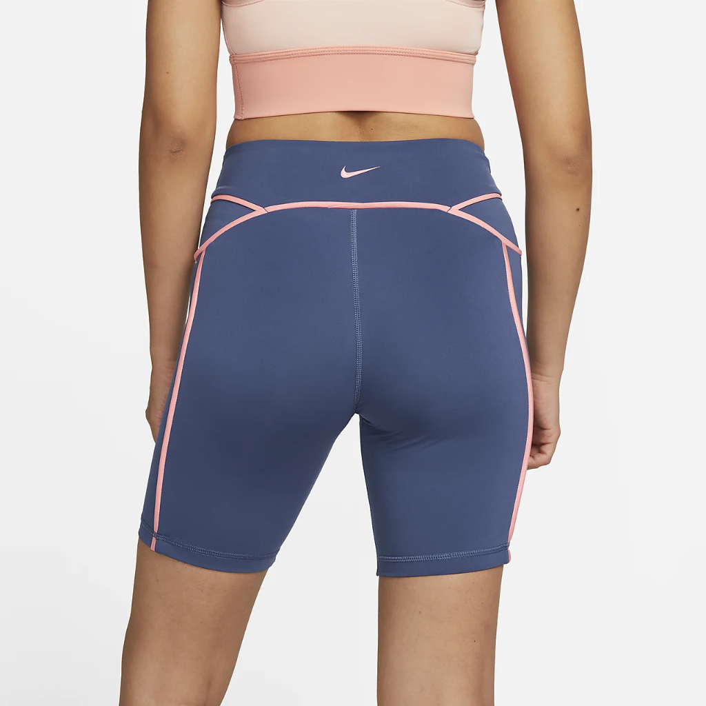 Nike Pro Women&#039;s Mid-Rise 7&quot; Biker Shorts DQ6298-434