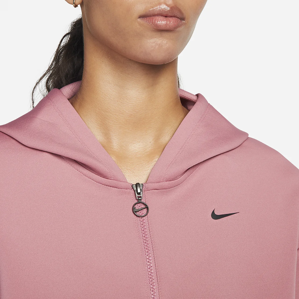 Nike Dri-FIT Women&#039;s Graphic 1/2-Zip Training Hoodie DQ6302-667