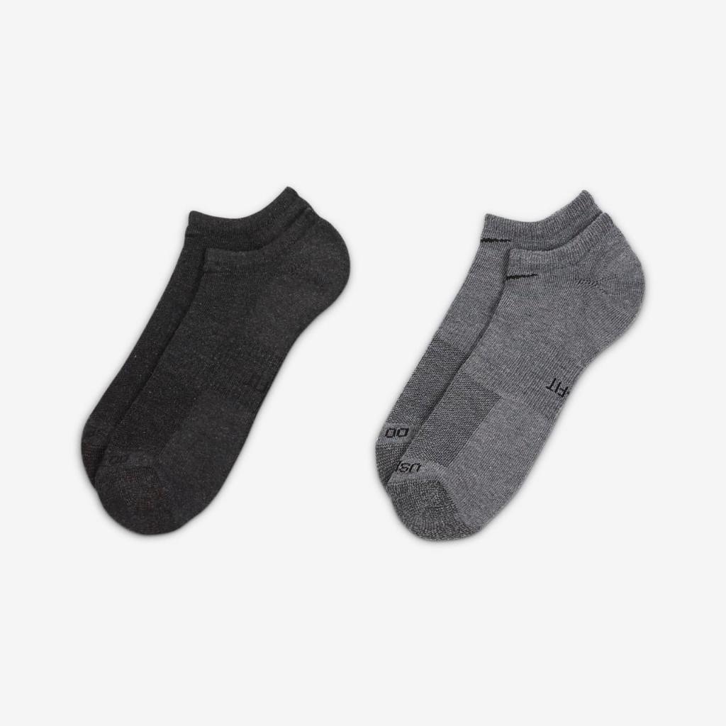 Nike Everyday Plus Cushioned No-Show Socks (2 Pairs) DQ6449-902