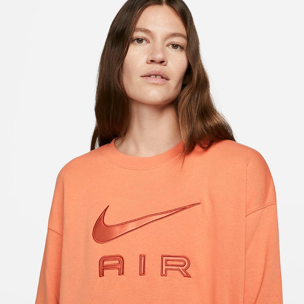 Nike Air Women&#039;s Fleece Crew Sweatshirt DQ6567-871