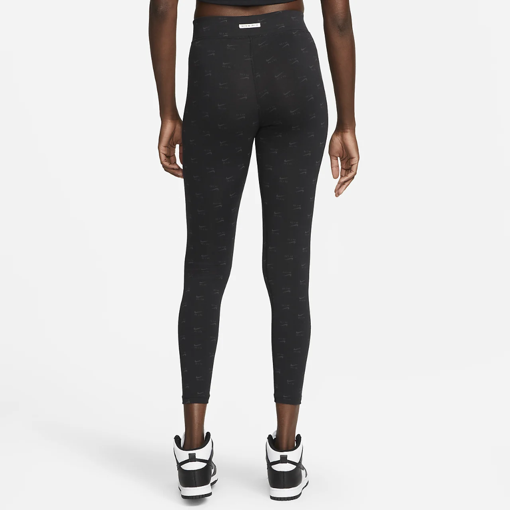 Nike Air Women&#039;s High-Waisted Printed Leggings DQ6573-010