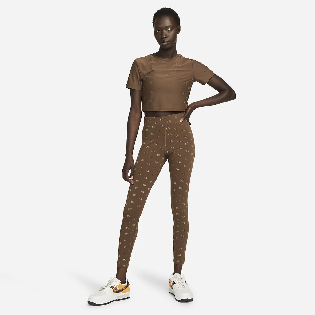 Nike Air Women&#039;s High-Waisted Printed Leggings DQ6573-259