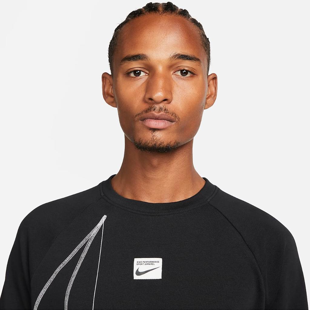 Nike Dri-FIT Men&#039;s Long-Sleeve Fleece Fitness Top DQ6622-010