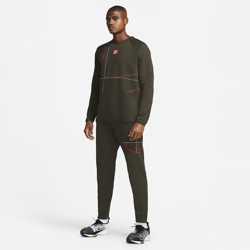 Nike Dri-FIT Men&#039;s Long-Sleeve Fleece Fitness Top DQ6622-355