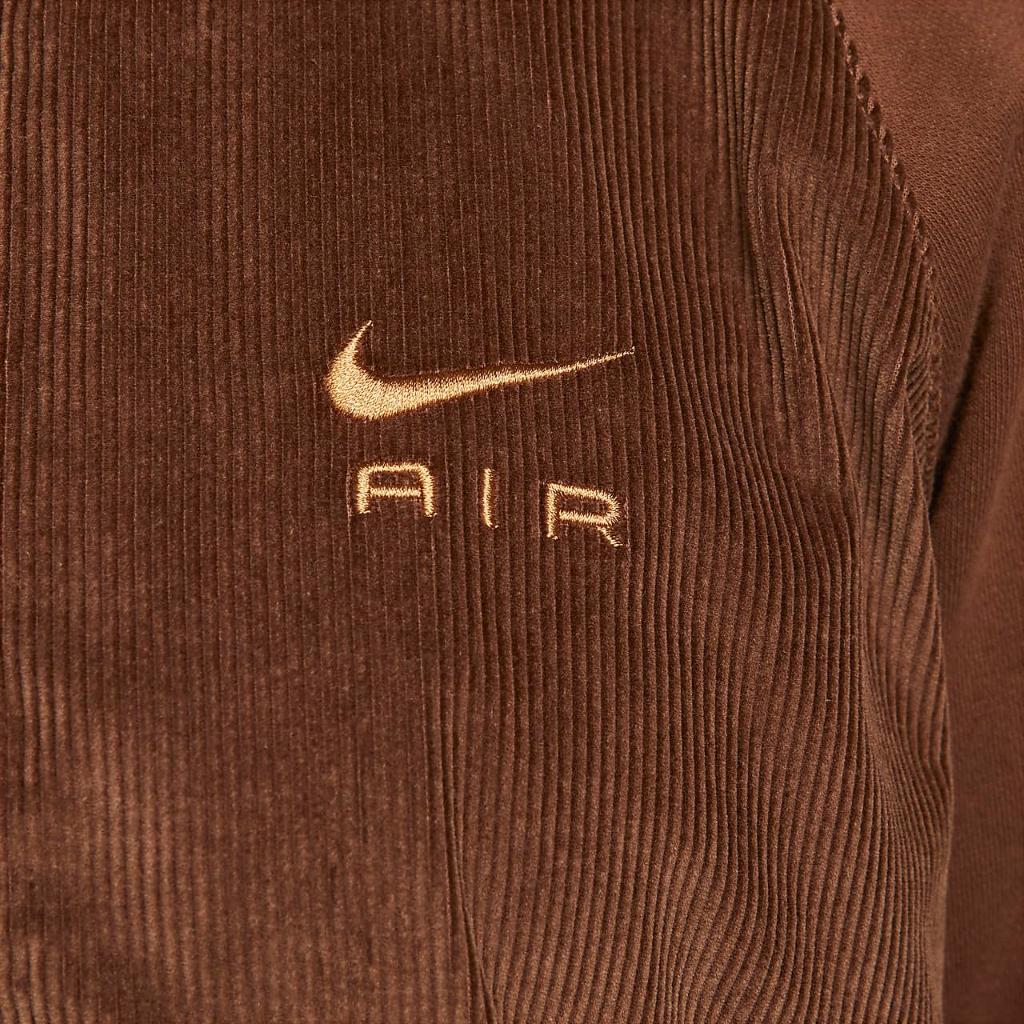 Nike Air Women&#039;s Corduroy Fleece Full-Zip Jacket DQ6928-259