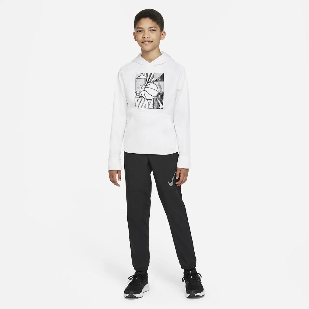 Nike Therma-FIT Big Kids&#039; (Boys&#039;) Pullover Training Hoodie DQ8817-100