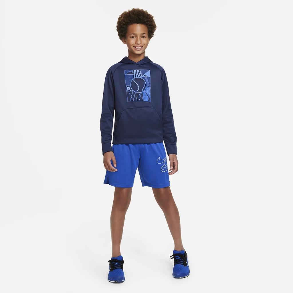 Nike Therma-FIT Big Kids&#039; (Boys&#039;) Pullover Training Hoodie DQ8817-411