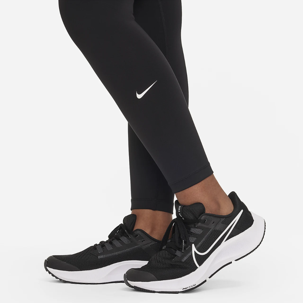 Nike Dri-FIT One Big Kids&#039; (Girls&#039;) Leggings (Extended Size) DQ8837-010