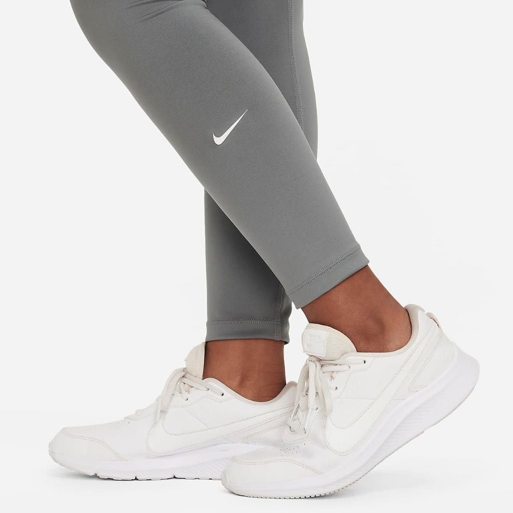 Nike Dri-FIT One Big Kids&#039; (Girls&#039;) Leggings (Extended Size) DQ8837-084