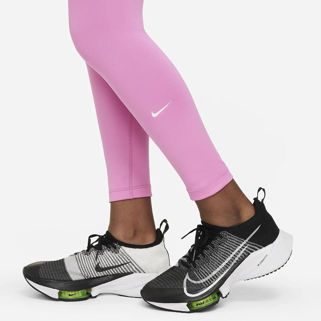 Nike Dri-FIT One Big Kids&#039; (Girls&#039;) Leggings (Extended Size) DQ8837-675