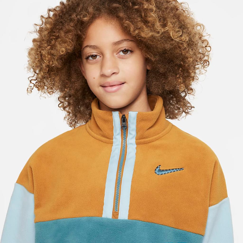 Nike Sportswear Big Kids&#039; (Girls&#039;) Long-Sleeve Top DQ8940-754