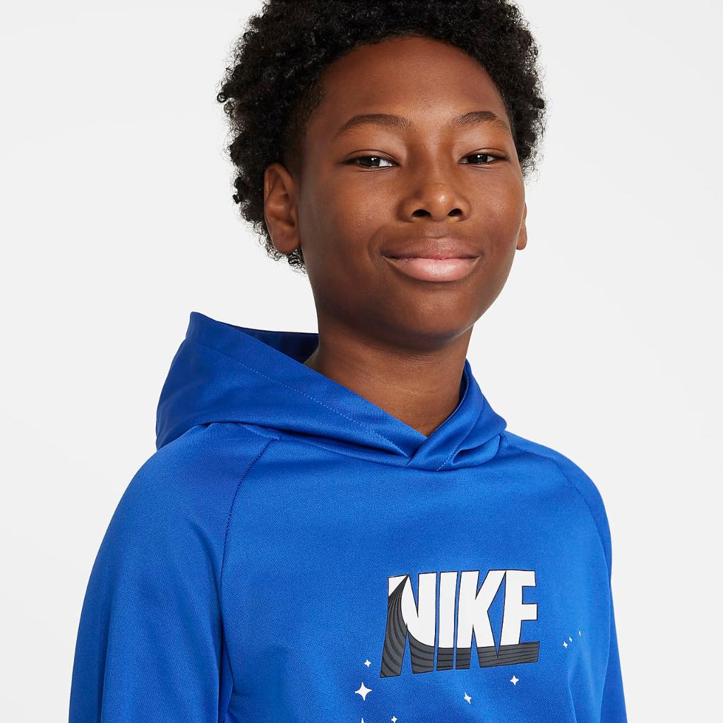 Nike Therma-FIT Big Kids&#039; (Boys&#039;) Training Hoodie DQ9037-480