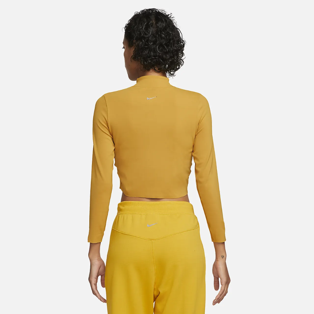 Nike Yoga Dri-FIT Luxe Women&#039;s Long Sleeve Crop Top DR2203-727