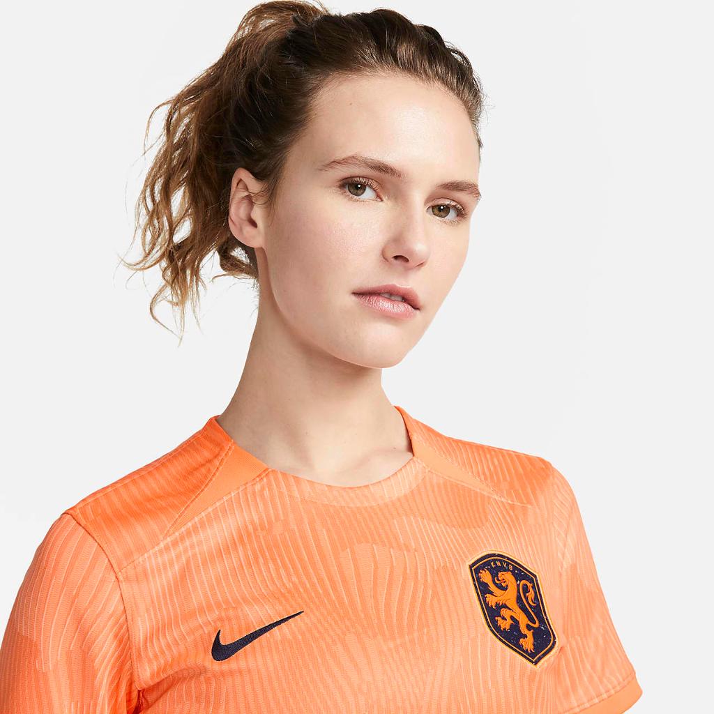 Netherlands 2023 Stadium Home Women&#039;s Nike Dri-FIT Soccer Jersey DR3995-806