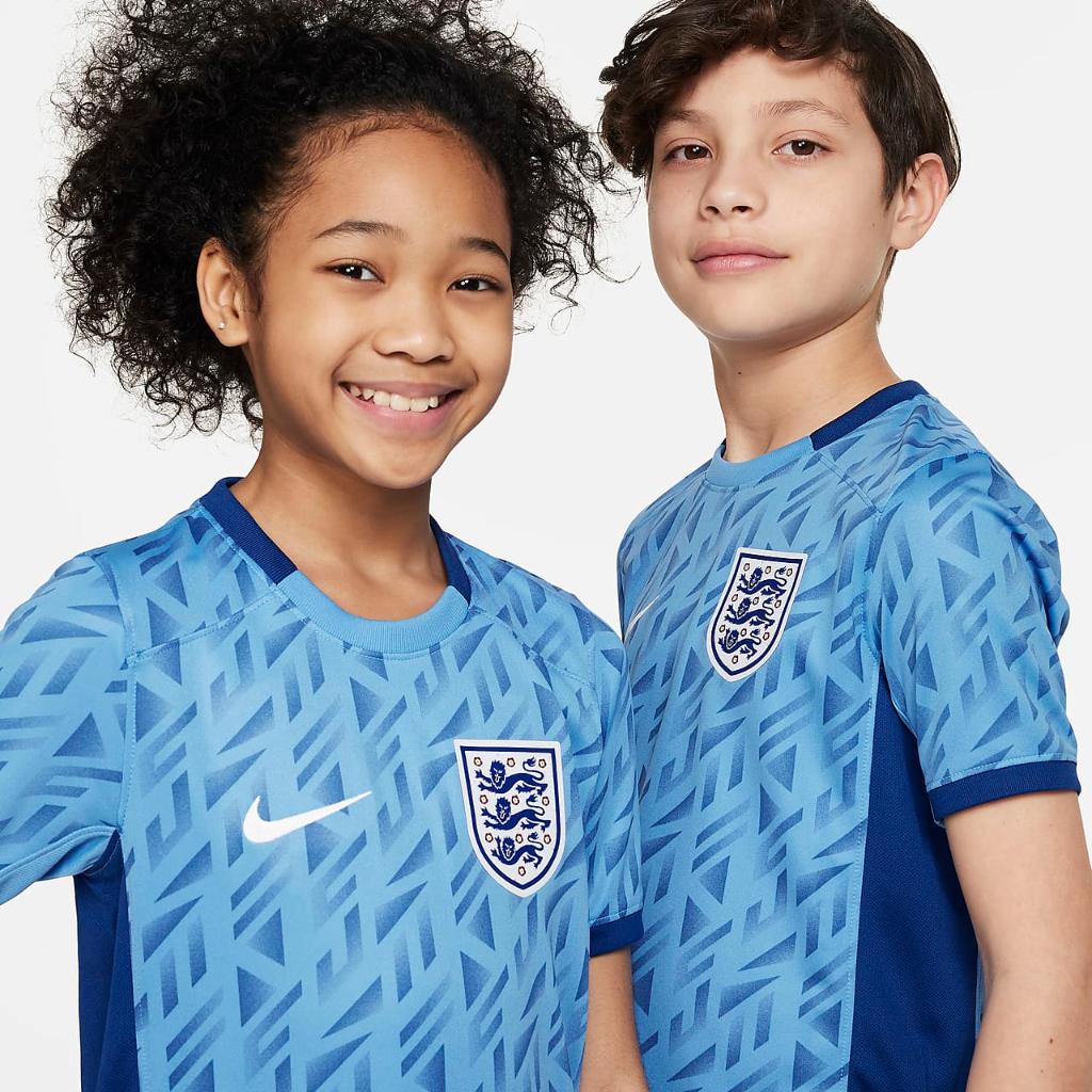 England 2023 Stadium Away Big Kids&#039; Nike Dri-FIT Soccer Jersey DR4031-462