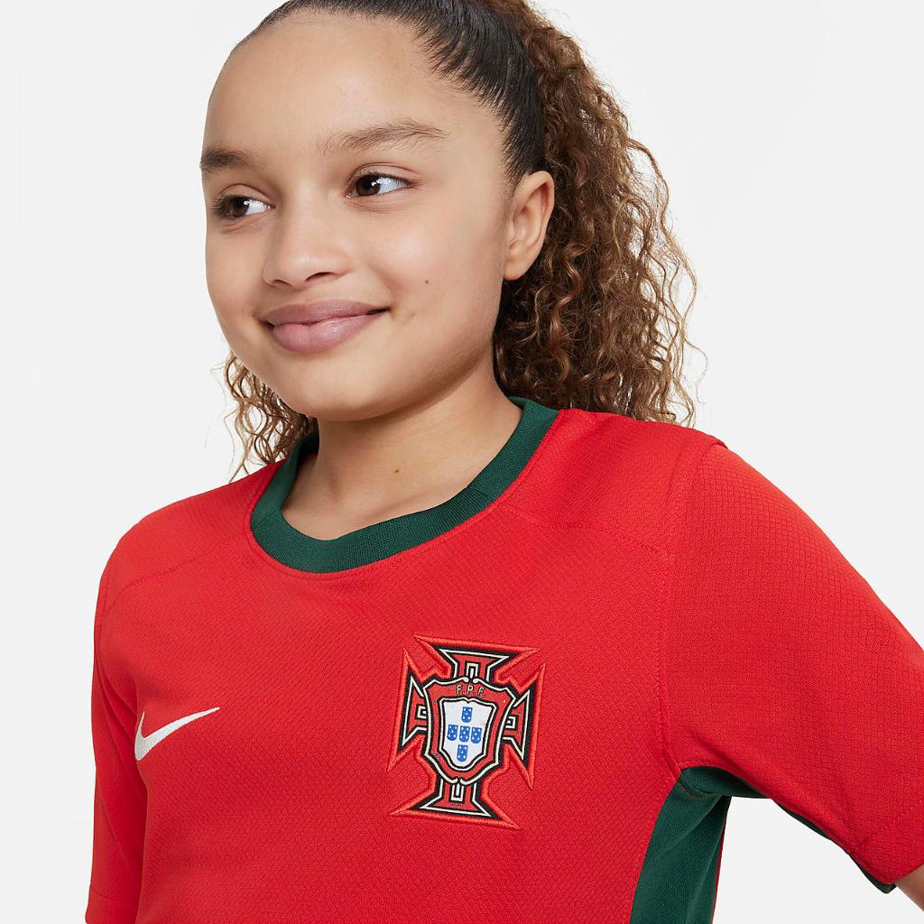 Portugal 2023 Stadium Home Big Kids&#039; Nike Dri-FIT Soccer Jersey DR4036-600