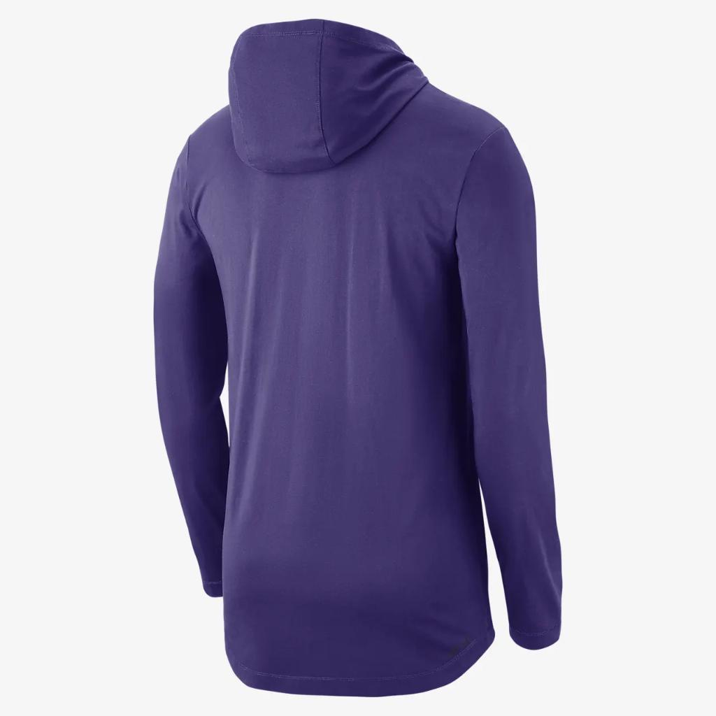 LSU Men&#039;s Nike Dri-FIT College Hooded Long-Sleeve T-Shirt DR4143-547