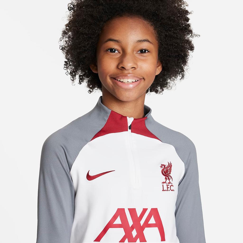 Liverpool FC Strike Big Kids&#039; Nike Dri-FIT Soccer Drill Top DR4646-101