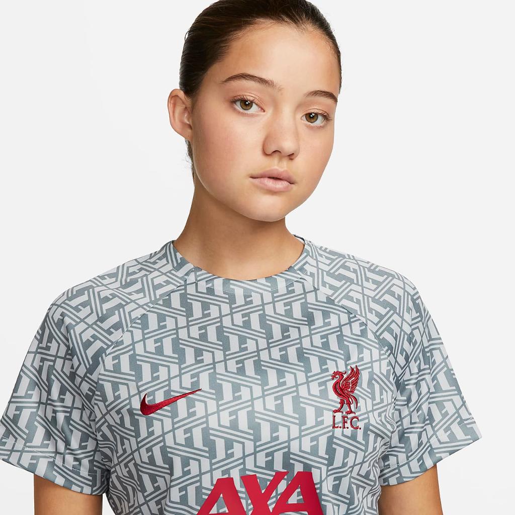 Liverpool FC Women&#039;s Nike Dri-FIT Pre-Match Soccer Top DR4912-013