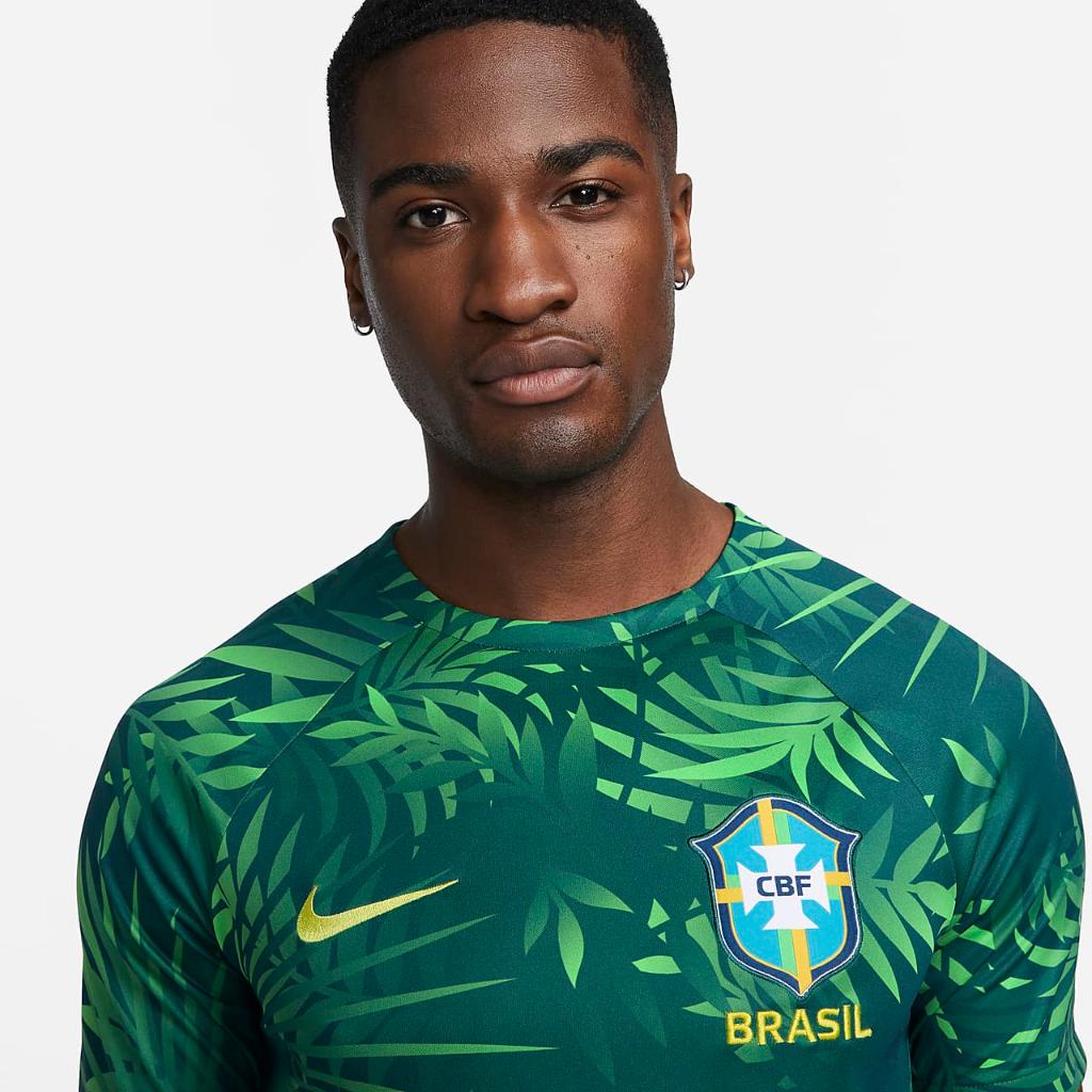 Brazil Academy Pro Men&#039;s Nike Dri-FIT Pre-Match Soccer Top DR4922-329