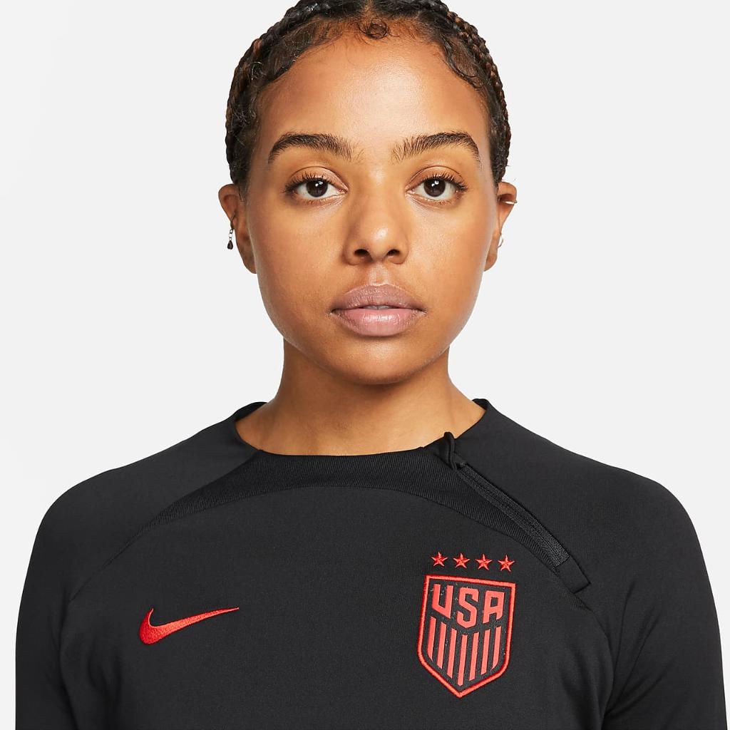 U.S. Strike Women&#039;s Nike Dri-FIT Knit Soccer Drill Top DR5005-010