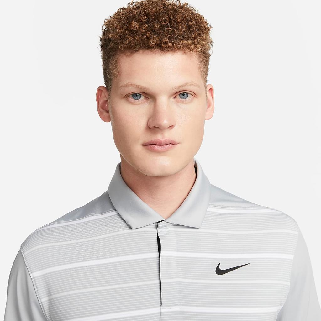 Nike Dri-FIT Tiger Woods Men&#039;s Striped Golf Polo DR5318-077