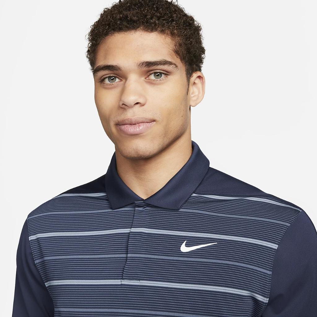 Nike Dri-FIT Tiger Woods Men&#039;s Striped Golf Polo DR5318-410