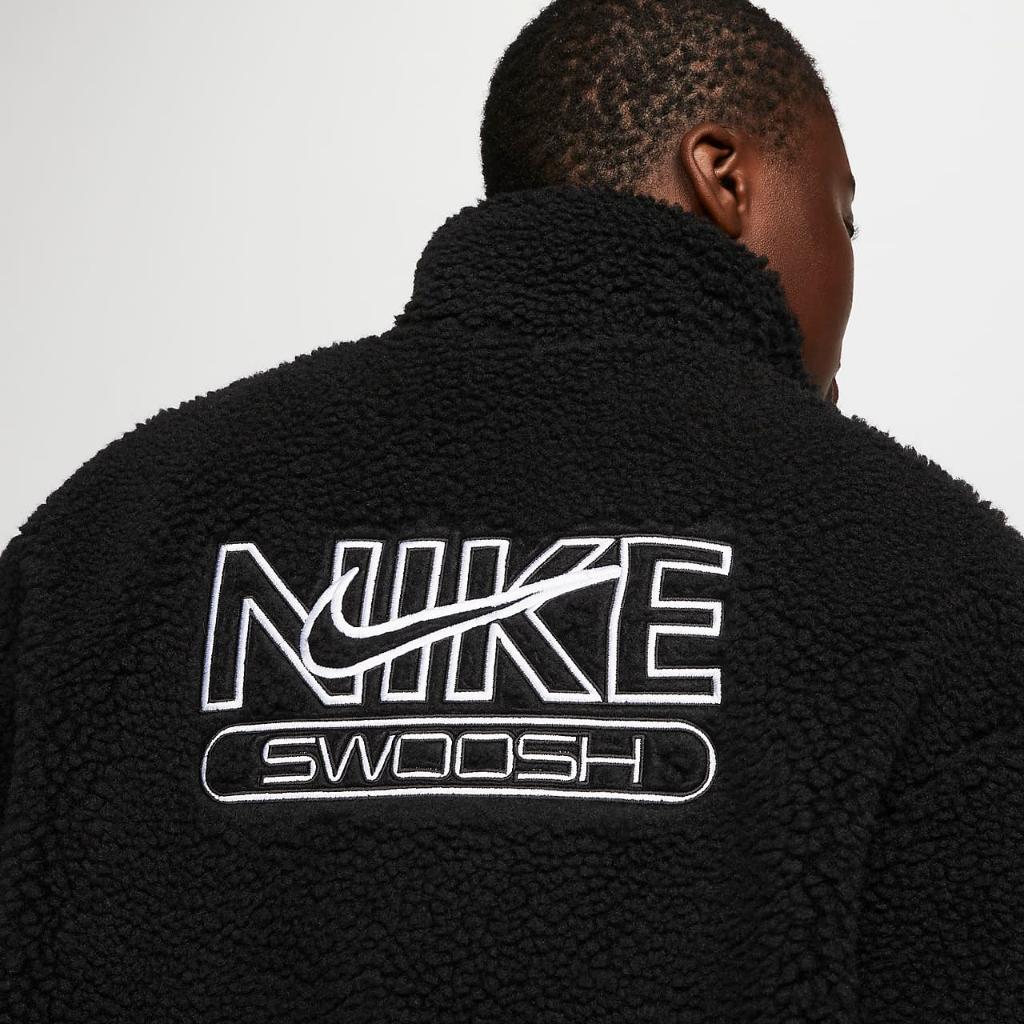 Nike Sportswear Swoosh Women&#039;s Plush Jacket DR5628-010