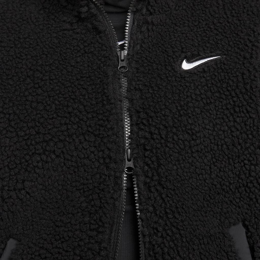Nike Sportswear Swoosh Women&#039;s Plush Jacket DR5628-010
