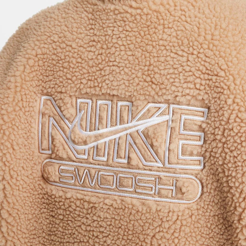Nike Sportswear Swoosh Women&#039;s Plush Jacket DR5628-200