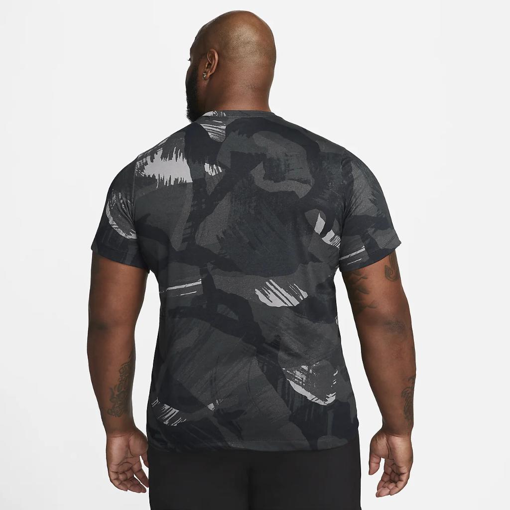 Nike Dri-FIT Men&#039;s Camo Print Training T-Shirt DR7571-010