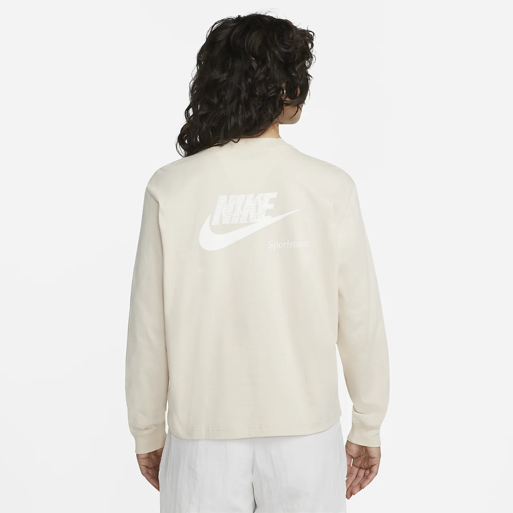 Nike Sportswear Women&#039;s Long-Sleeve Boxy T-Shirt DR9026-126