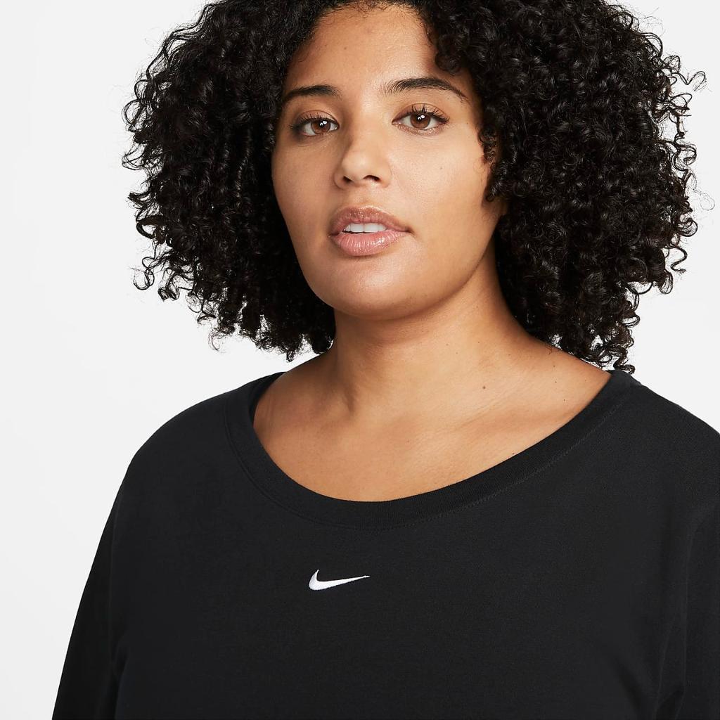 Nike Sportswear Women&#039;s Long-Sleeve T-Shirt (Plus Size) DV1010-010