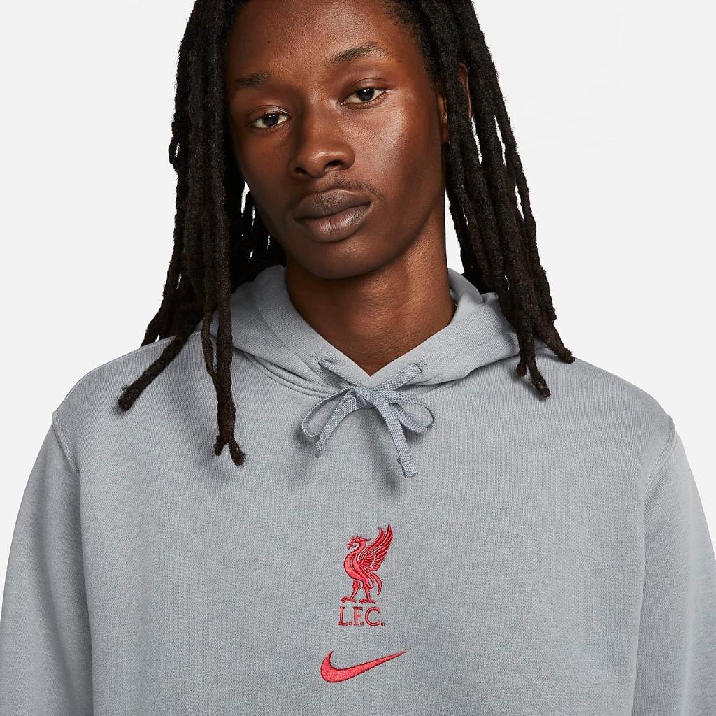 Liverpool FC Club Fleece Men&#039;s Pullover Soccer Hoodie DV2041-012