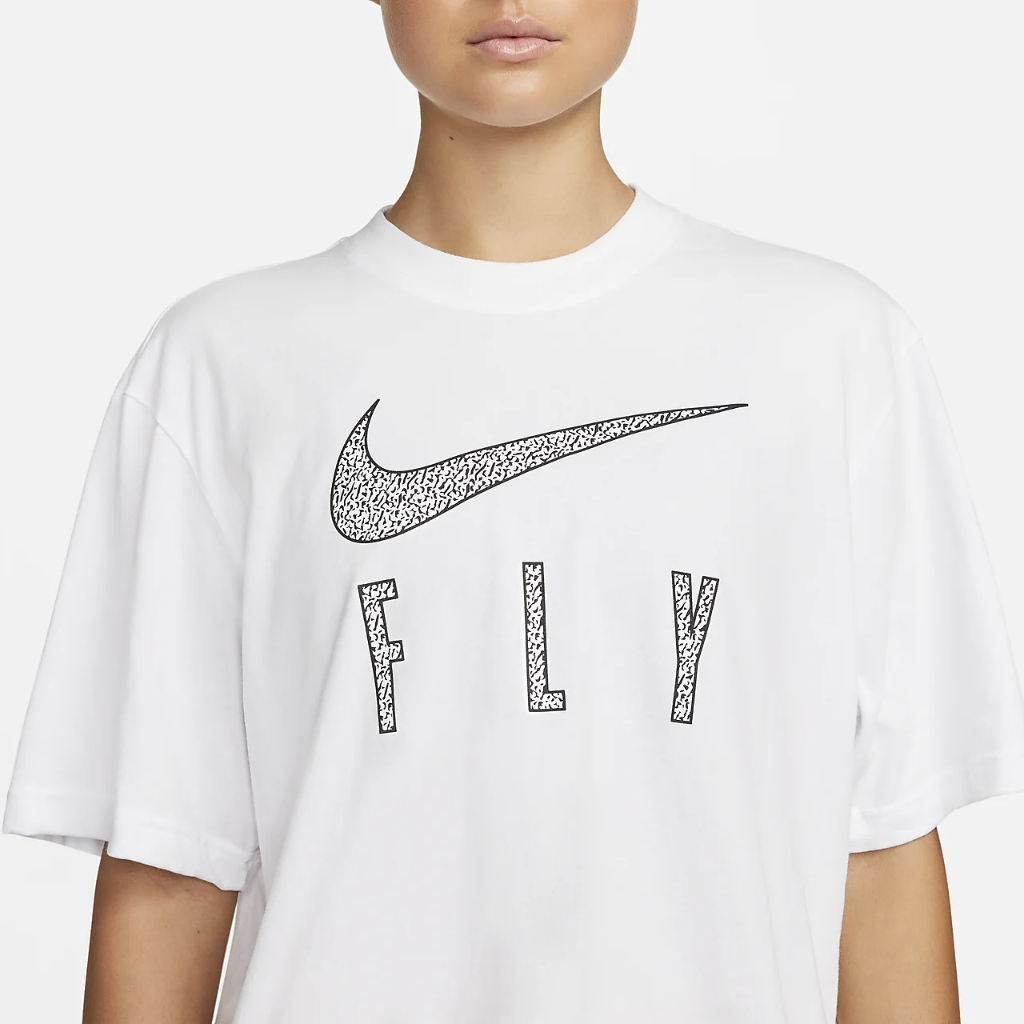 Nike Dri-FIT Swoosh Fly Women&#039;s Boxy Tee DV2373-100