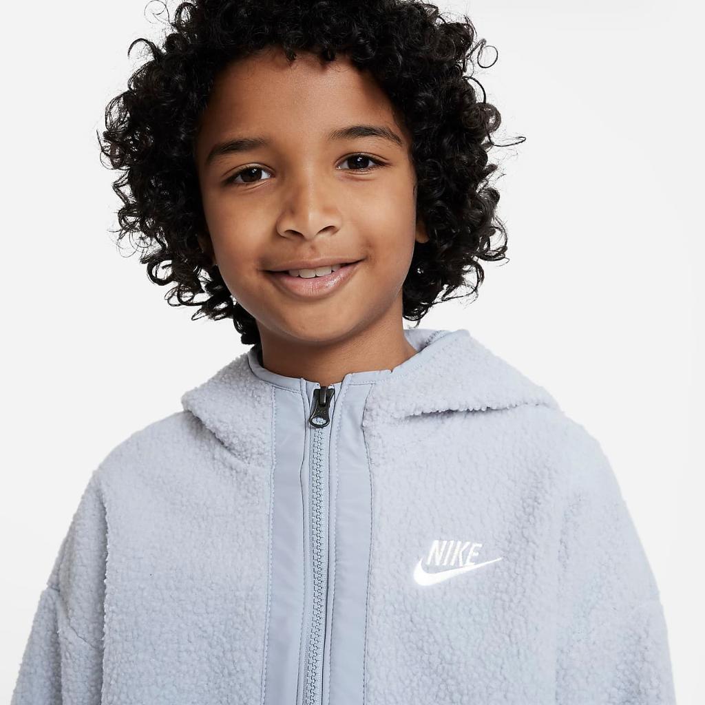 Nike Sportswear Club Fleece Big Kids&#039; (Boys&#039;) Full-Zip Winterized Hoodie DV3063-077