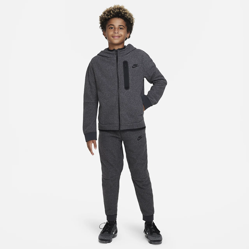 Nike Sportswear Tech Fleece Big Kids&#039; (Boys&#039;) Winterized Full-Zip Hoodie DV3064-070