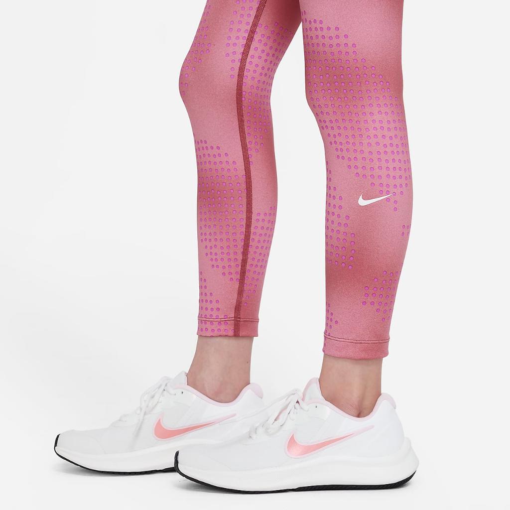 Nike Dri-FIT One Big Kids&#039; (Girls&#039;) Leggings DV3129-691