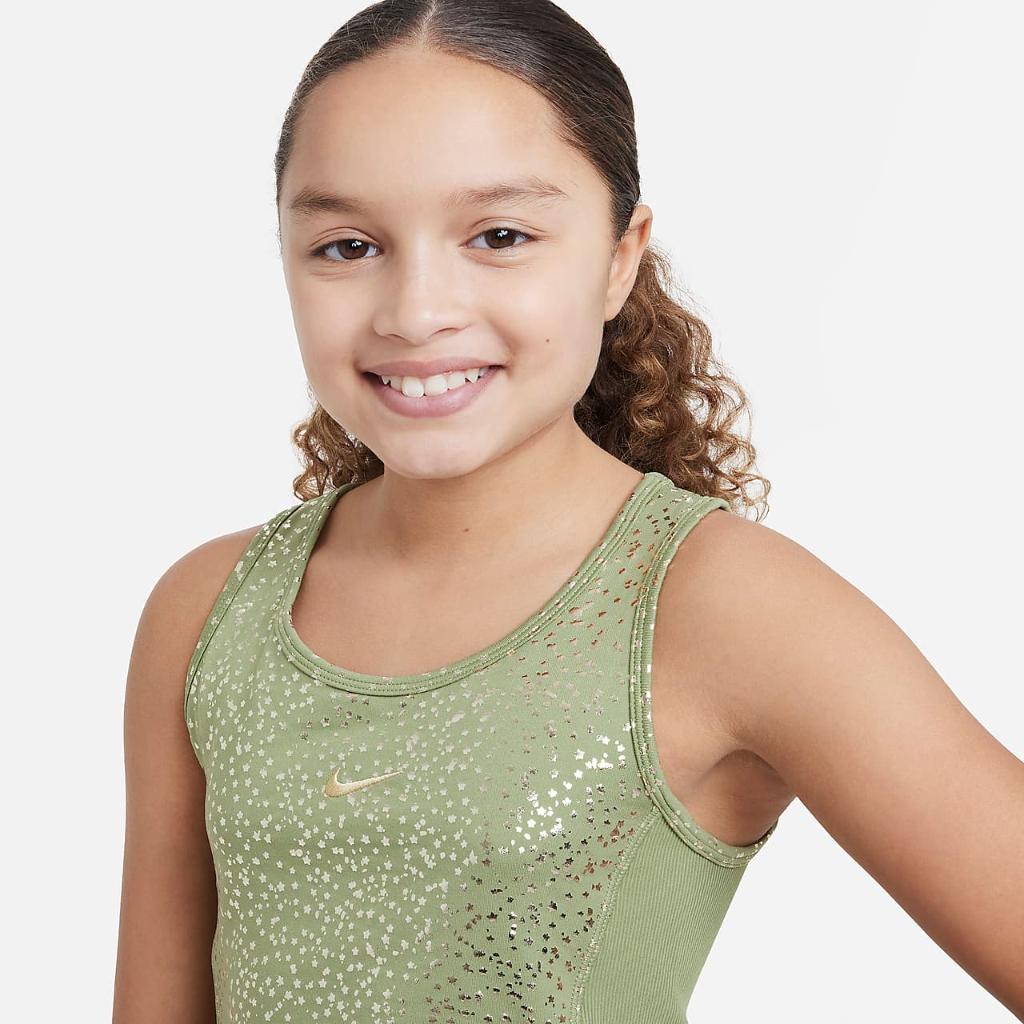 Nike Dri-FIT One Big Kids&#039; (Girls&#039;) Crop Tank DV3133-334