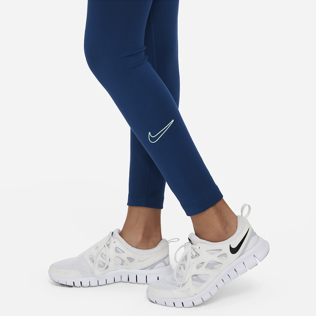 Nike Therma-FIT One Outdoor Play Big Kids&#039; (Girls&#039;) High-Waisted Leggings DV3135-460
