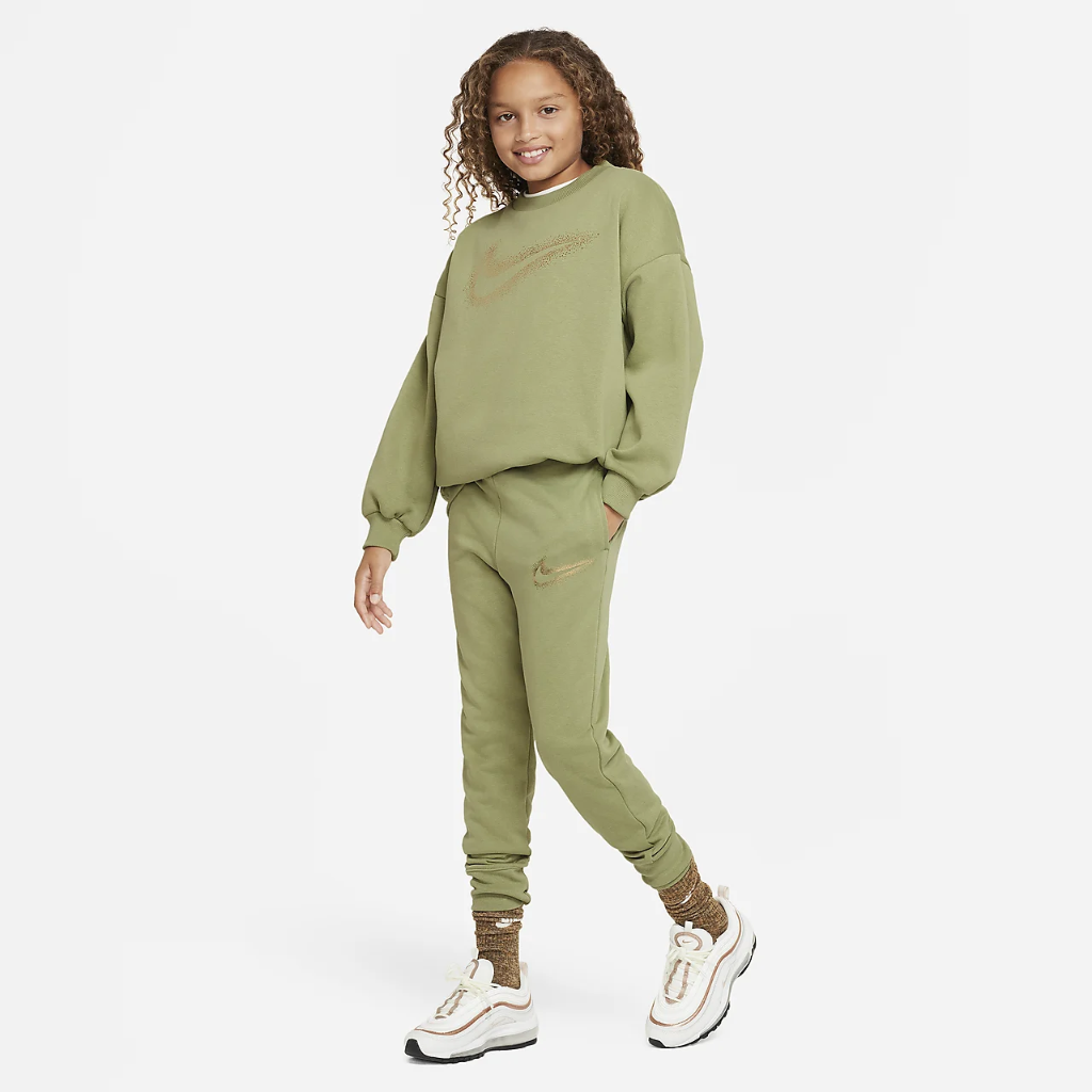 Nike Sportswear Big Kids&#039; (Girls&#039;) Fleece Pants DV3230-334